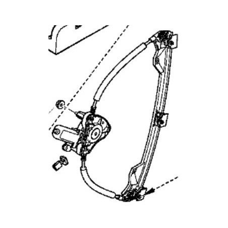 Leve vitre électrique gauche Renault Clio 2 3 portes