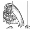 Feu arrière droit Renault Clio 2 Ph1