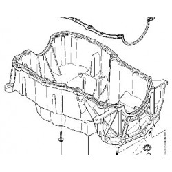 Carter moteur - Carter d'huile moteur 1.5L DCI Renault K9K 7711120025