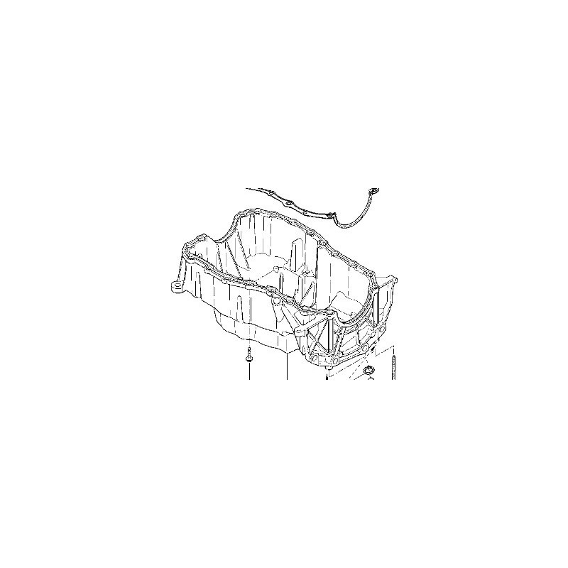 Carter moteur - Carter d'huile moteur 1.5L DCI Renault K9K 7711120025