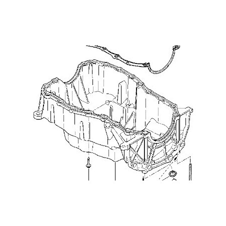 Carter moteur - Carter d'huile moteur 1.5L DCI Renault K9K 7711120025