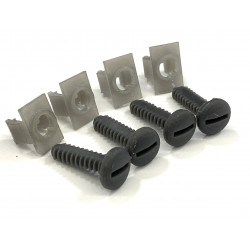 Vis + clips fixation...